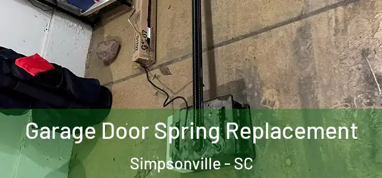  Garage Door Spring Replacement Simpsonville - SC