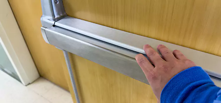 Installing a Push Bar on a Door Simpsonville