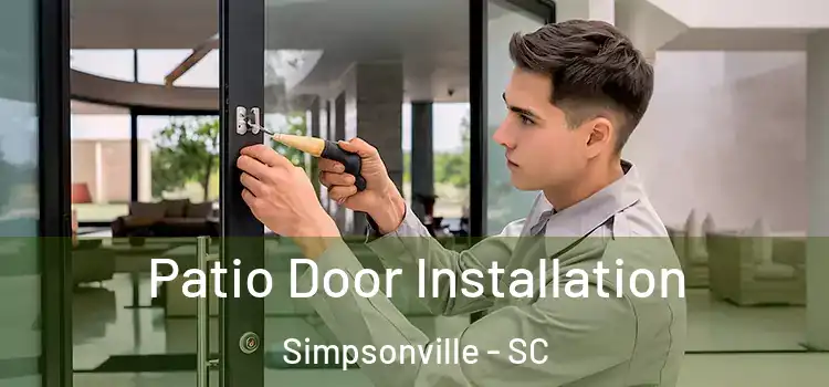  Patio Door Installation Simpsonville - SC